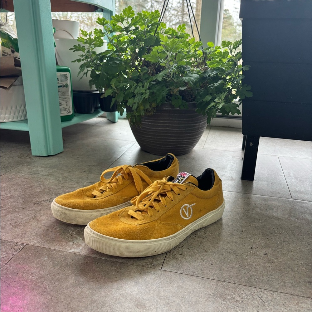 Vans Yellow Skateboard Shoes